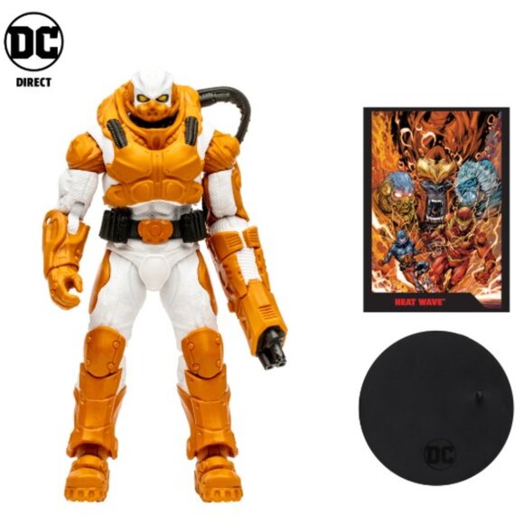 NEW DC Comics Heat Wave 7'' McFarlane Figure With Flash Comic - Picture 2 of 10